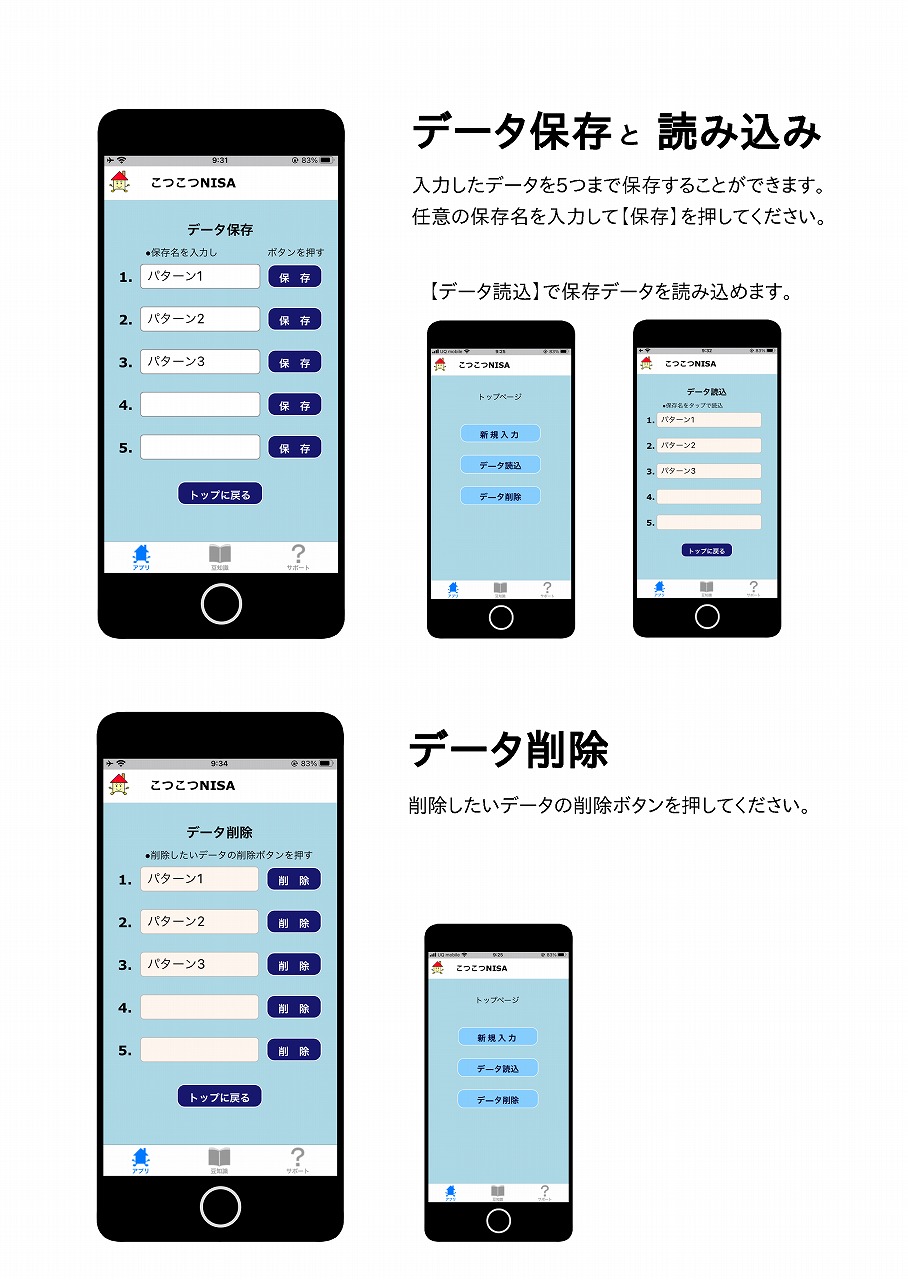 データ保存と読み込み